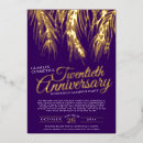 Search for 20th anniversary party invitations Gold
