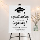 Search for a sweet ending to a new beginning posters Black and white