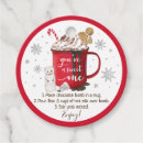 Search for chocolate favor tags Hot cocoa bomb