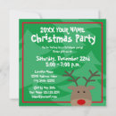 Search for funny corporate christmas invitations Reindeer