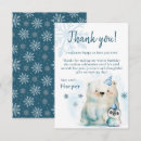 Search for penguin thank you cards Winter onederland
