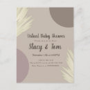 Search for organic baby shower invitations Bohemian