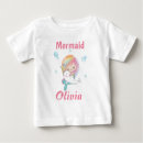 Search for mermaid 1st birthday baby clothes Under the sea