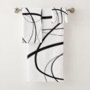 Search for black and white bath towels Lines