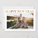 Search for happy new year holiday cards Colorful