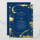 Search for starry night wedding invitations Crescent moon