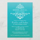 Search for vintage rehearsal dinner invitations Blue