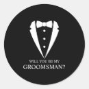 Search for tuxedo stickers Groomsman