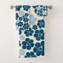 Search for blue flowers bath towels Pattern