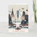 Search for san francisco christmas cards Golden gate bridge
