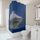 Search for shark shower curtains Beach