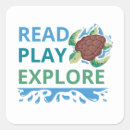 Search for kids library stickers Bookworm