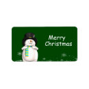 Search for frosty the snowman return address labels Cute