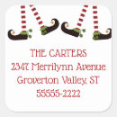 Search for funny christmas return address labels elf