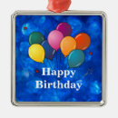 Search for happy birthday ornaments balloons