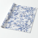 Search for french blue wrapping paper Blue and white floral