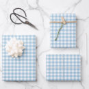 Search for blue gingham wrapping paper Classic