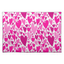Search for valentines day placemats Pink