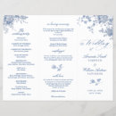 Search for flower wedding programs vintage