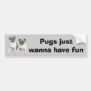 Search for pug bumper stickers Puppy