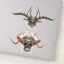 Search for motorcycle skull stickers Gothic