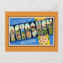 Search for vintage michigan postcards Antique
