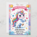 Search for unicorn 3rd birthday invitations Baby girl