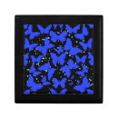 Search for flying butterflies gift boxes Blue