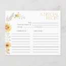 Search for sunflower recipe cards Yellow