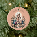 Search for vintage religious ornaments Virgin mary