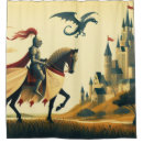 Search for dragon shower curtains Medieval