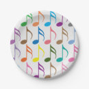 Search for music notes paper plates Musical