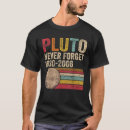 Search for planet pluto tshirts Retro