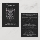 Search for wolf business cards Gothic