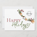 Search for business christmas thank you cards Wreath
