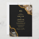 Search for geode wedding invitations Gold glitter