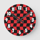 Search for red and black clocks Contemporary