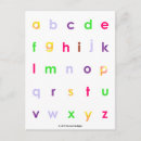 Search for alphabet letter postcards Children
