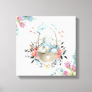 Search for vintage easter bunny canvas prints Watercolor