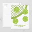 Search for tennis birthday cards Player