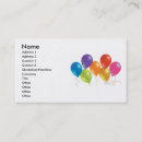 Search for balloon business cards Bright