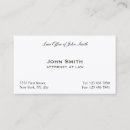 Search for attorney at law business cards Corporate