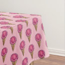 Search for strawberry tablecloths Ice cream
