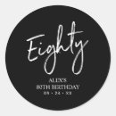 Search for 80th birthday thank you Eighty