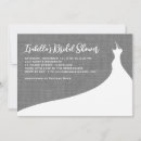 Search for linen bridal shower invitations Rustic