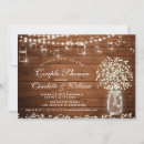 Search for rustic shower wedding invitations White flowers