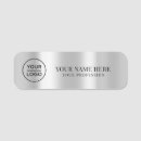 Search for silver name tags Business