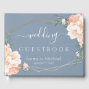 Search for dusty blue guest books Gold