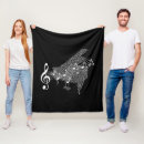 Search for piano blankets Treble clef