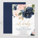 Search for pink and navy baby shower invitations Elegant
